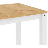  Blagovaonski stol PANAMA bijeli 160x80x75 cm masivna borovina | shoptok.hr