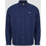 Lacoste Chemise en flanelle de coton regular fit Tamno plava | shoptok.hr