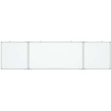  Magnetna bijela ploča sklopiva 200 x 40 x 1 7 cm aluminijska | shoptok.hr