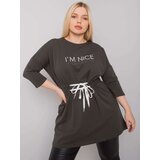 RELEVANCE Tunic-RV-TU-7033.84P-dark khaki | Shoptok.si