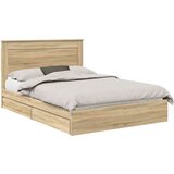  Krevet s od storage Sonoma hrast 140 x 190 cm Konstruirano drvo | shoptok.hr