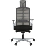 MID.YOU Vrtljivi Stol Skarif, Črna, Siva, Bela | Shoptok.si