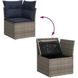  13-dijelni set vrtnih sofa od poliratana s jastucima sivi | shoptok.hr
