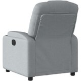 vidaXL Naslanjač svetlo siv blago | Shoptok.si