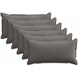  Presvlaka za jastuk 6 kom. HOUTEN Tamnosiva 40 x 70 cm Kord | shoptok.hr