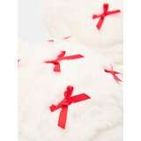 Sinsay Papuče s umjetnim krznom i mašnicama | shoptok.hr