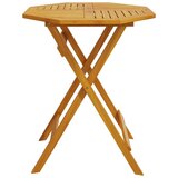  Sklopivi vrtni stol Ø60x75 cm od masivnog bagremovog drva | shoptok.hr