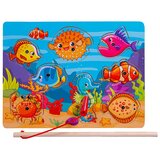  Drvene puzzle Smily Play s magnetom Ribolov | shoptok.hr