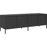 vidaXL TV ormarić crni 135x39x43,5 cm hladno valjani čelik | shoptok.hr