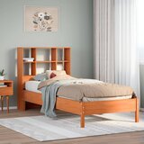  Krevet s regalom za knjige bez madraca 75 x 190 cm od borovine | shoptok.hr