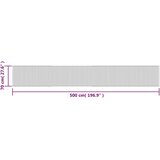 vidaXL Preproga pravokotna črna 60x100 cm bambus | Shoptok.si