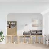  Vrata za pse s postoljem 6 pcs Hrast sonoma 80 x 80 cm | shoptok.hr
