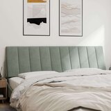  Jastuk za uzglavlje svjetlosivi 180 cm baršunasti | shoptok.hr