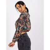 Italy Moda Blouse-DHJ-BZ-15170.39-black-beige | shoptok.hr