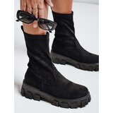 DStreet Botki damskie na platformnie czarne | Eponuda.ba