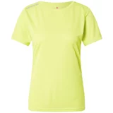 New Line Tehnička sportska majica žuta / srebrno siva