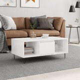  Stolić za kavu bijeli 90 x 50 x 36,5 cm od konstruiranog drva | shoptok.hr
