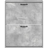  Ormar za cipele na zidu HAARLEM 71 x 17 x 86 cm Betonska siva - Betonska siva | shoptok.hr