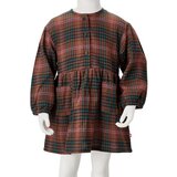  Dječja haljina dugih rukava boja konjaka 104 | shoptok.hr