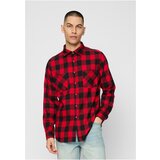 Urban Classics Plaid flannel shirt blk/red | shoptok.hr