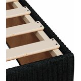  Krevet s oprugama i madracem crni 180x200 cm od tkanine | shoptok.hr