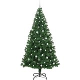 vidaXL Umjetno božićno drvce Zelena 240 cm PVC i Čelik i Plastika | shoptok.hr