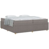  Posteljni okvir z vzmetnico Taupe 200 x 200 cm blago, (5000069816) | Shoptok.si