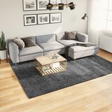 vidaXL Preproga OVIEDO s kratkimi vlakni antracitna 200x280 cm | Shoptok.si