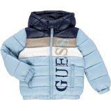 Guess Puhovke HOODED PADDED LS PUFFER W/ZIP Modra Cene