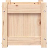 vidaXL Vrtno cvetlično korito 31x31x31 cm trdna borovina | Shoptok.si