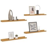  Polica na zidu Zidne 4 pcs Bež 40 x 9 x 3 cm Konstruirano drvo | Eponuda.com