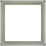  Povišena vrtna gredica smeđa 100 x 100 x 77 cm pocinčani čelik | shoptok.hr