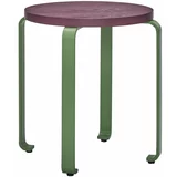 Hübsch Zeleni in vijolični stolček iz jesenovega lesa Smile - Hübsch