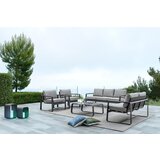 BIZZOTTO Siva vrtna sofa aluminijska Merrigan – | shoptok.hr