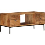 Furnova Klubska mizica 90x45x40 cm trden mangov les, (21915102) Cene