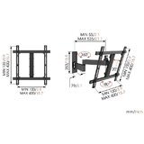 Vogels W53070 81-140CM 180ST VOGELS | Shoptok.si