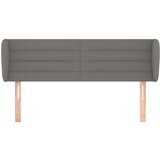  Vzglavje z ušesi temno sivo 147x23x78/88 cm blago, (20793690) | Shoptok.si