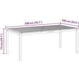  7-dijelni vrtni blagovaonski set sivi | shoptok.hr