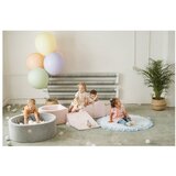 MeowBaby Siva žametna pena otroško igrišče 225x90x30 cm Montessori - | Shoptok.si