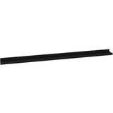  Zidne police 4 kom crne 115 x 9 x 3 cm | shoptok.hr