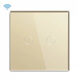 Exeshop wi-fi pametni prekidač 2G tuya zlatni nn (wifi touch switch) | ePonuda.com
