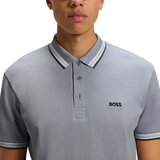 Boss Paddy Piqué Polo Shirt Grey Siva | shoptok.hr