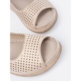 GOODIN Light gold comfortable sandals | shoptok.hr
