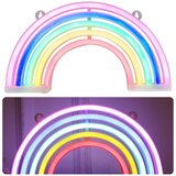 Dekorativna noćna lampa neonska duga LED na baterije | shoptok.hr