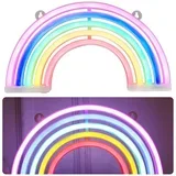 noćna lampa neonska duga LED na baterije