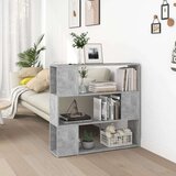 vidaXL Ormarić za knjige / sobna pregrada boja betona 100 x 24 x 94 cm Cijene