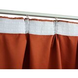  Zavjese za zamračivanje s kukama 2 kom boja hrđe 140 x 175 cm | shoptok.hr
