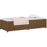  Dnevna postelja medeno rjava 90x200 cm trdna borovina, (20725799) | Shoptok.si