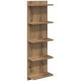vidaXL Stenska polica Artisan hrast 30 x 15 x 100 cm Inženirski les, (5000307268) | Shoptok.si
