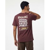 New Balance Majice s kratkimi rokavi GRAB A BITE LONDON T-SHIRT Bordo | Shoptok.si